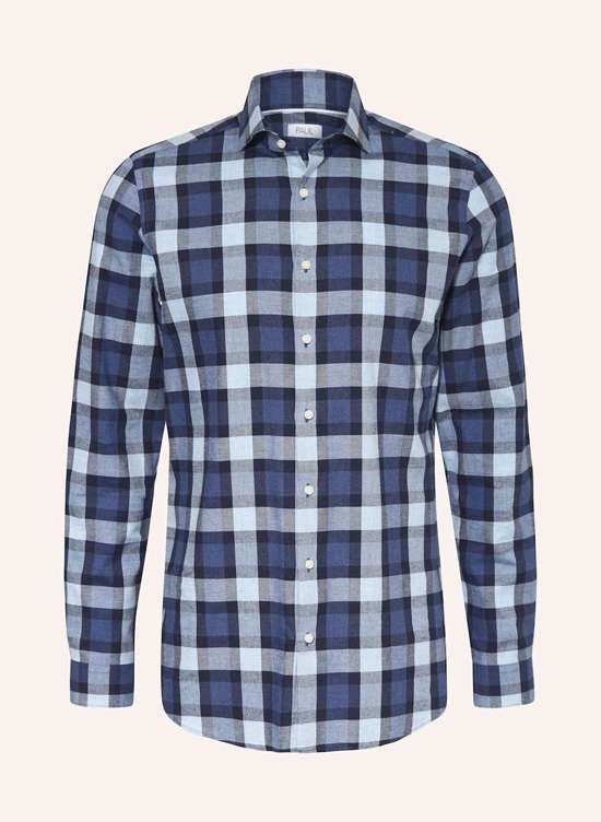 Фланелевая рубашка узкого кроя