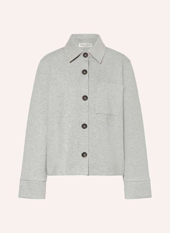 Куртка свободного кроя из джерси