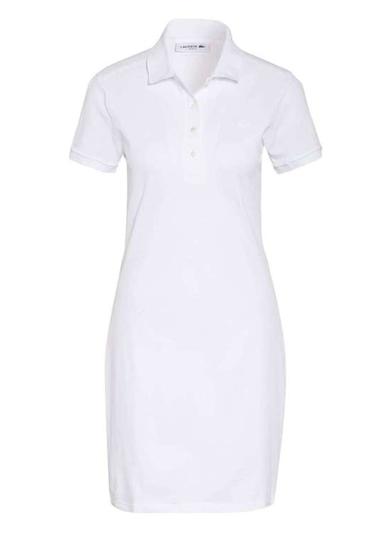 Платье-поло из пике