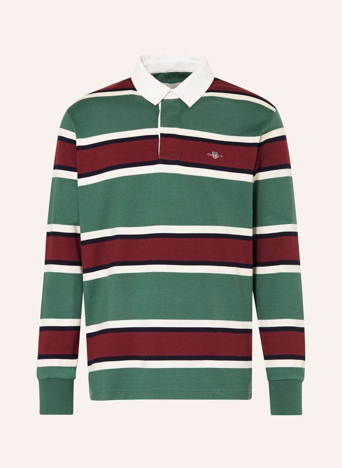 Вязаная рубашка-поло