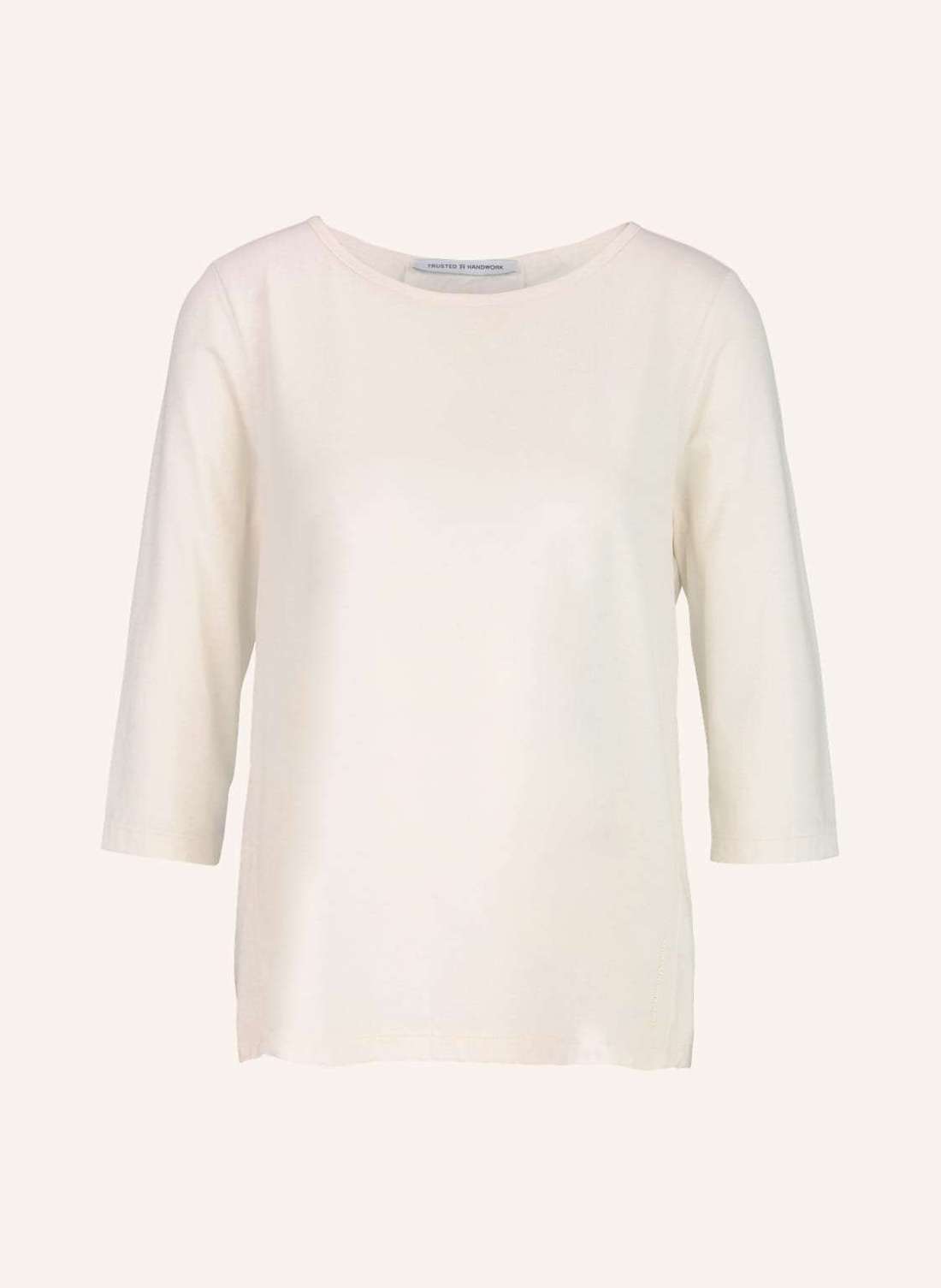 Футболка с круглым вырезом и рукавами 3/4