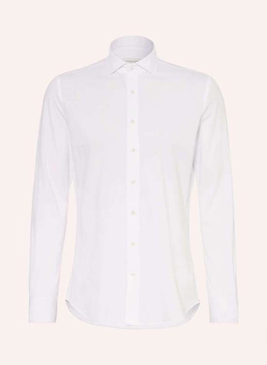 Узкая рубашка из пике