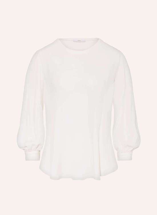 Блузка-рубашка из шелка