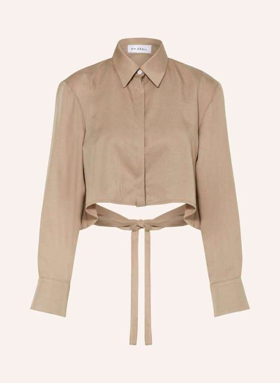 Укороченная блузка-рубашка MÉLIE