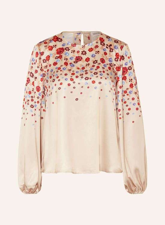 Атласная блузка-рубашка ESMERALDA