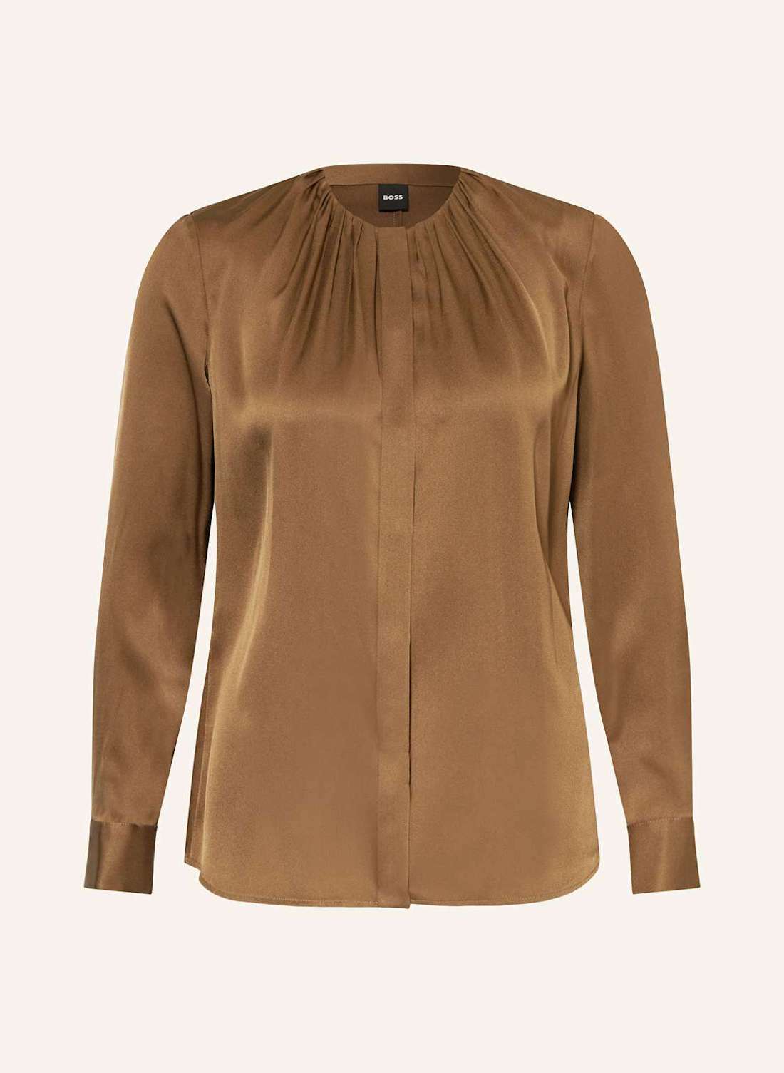 Шелковая блузка-рубашка BANORAH