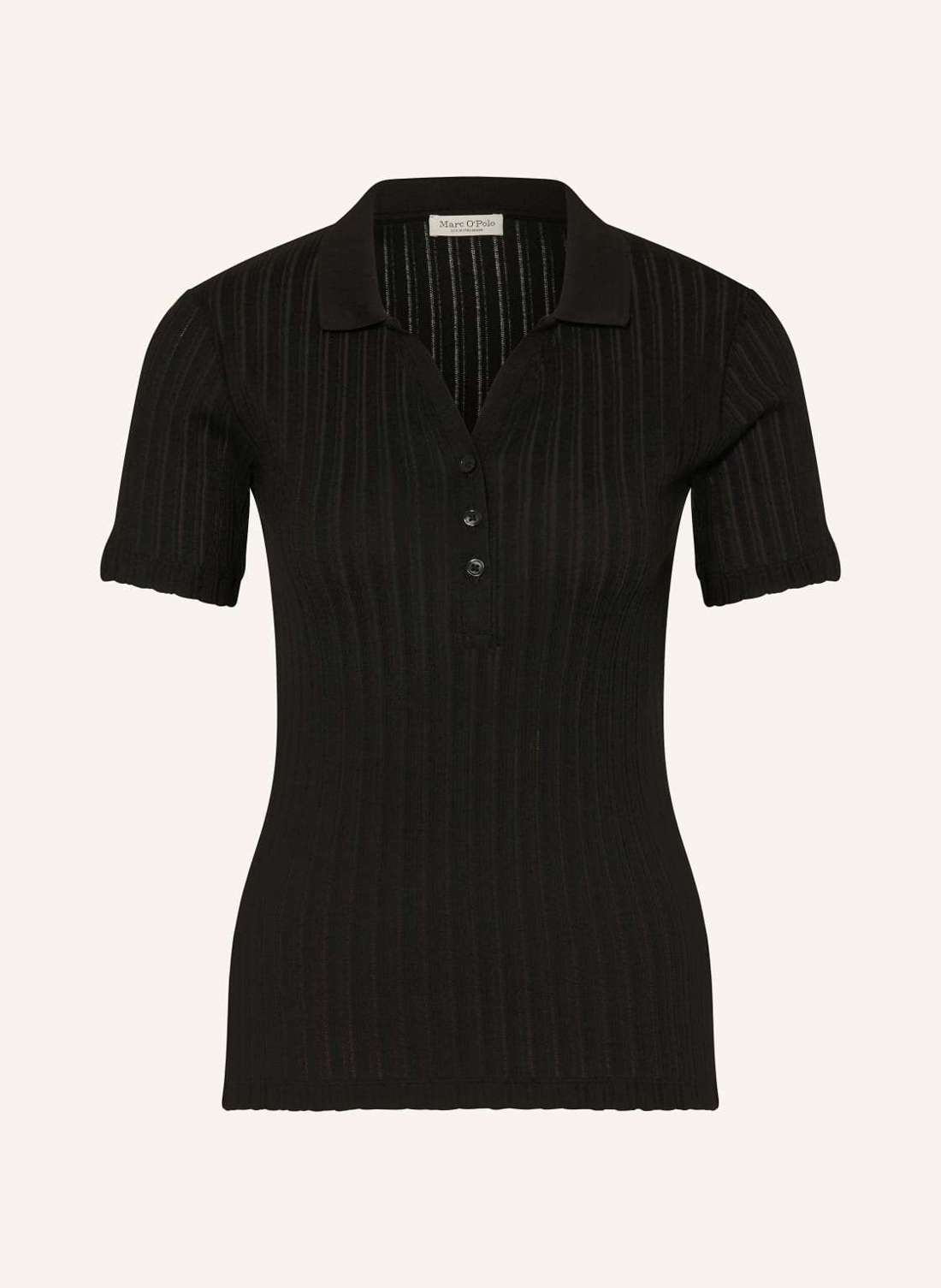 Вязаная рубашка-поло