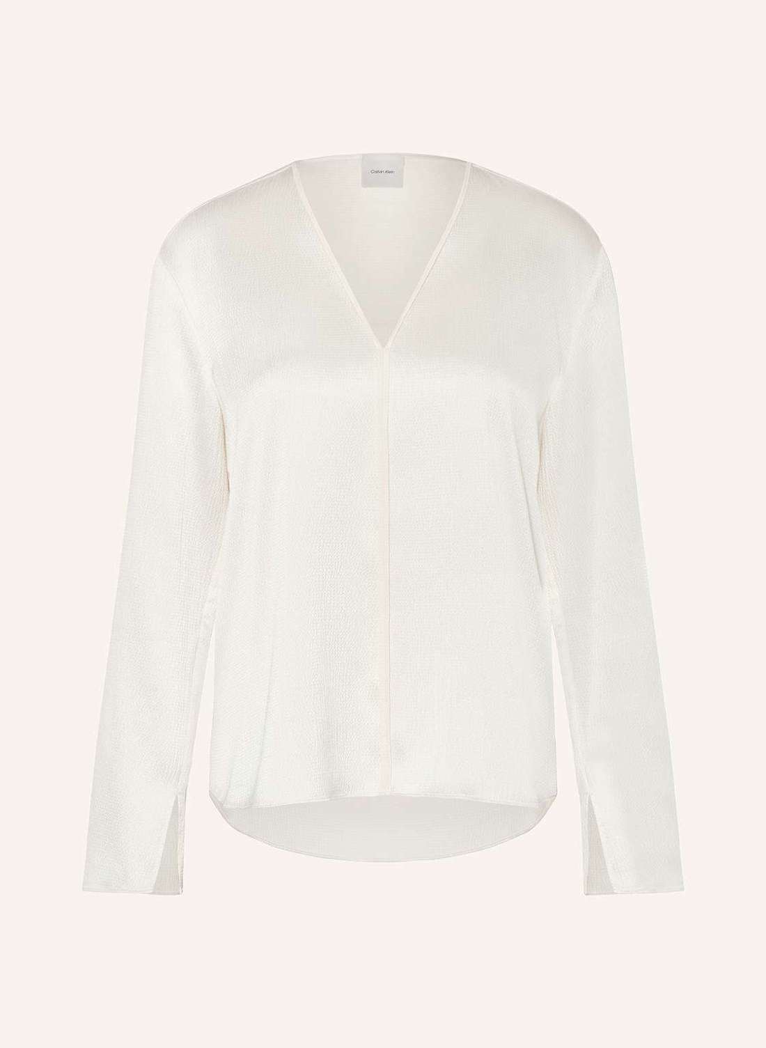 Атласная блузка-рубашка