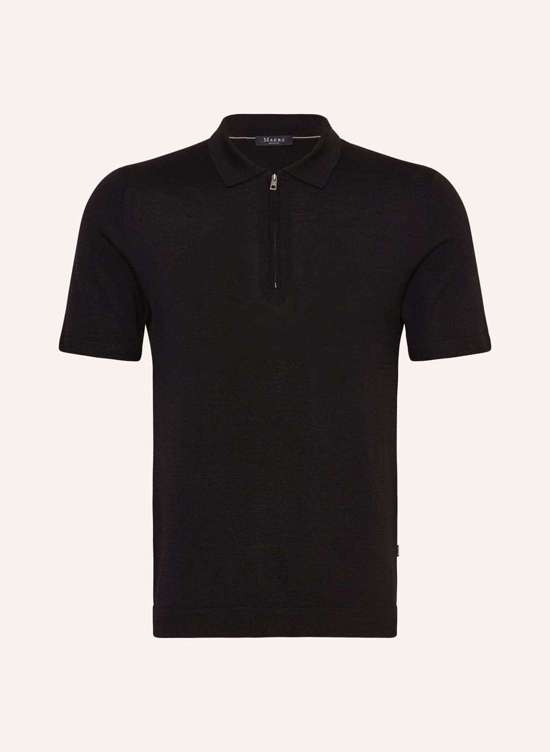 Вязаная рубашка-поло из шерсти мериноса