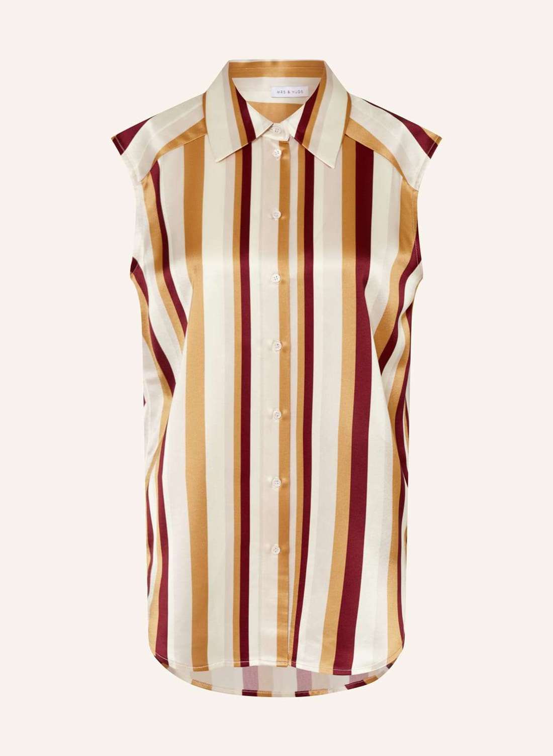 Атласная блузка-топ