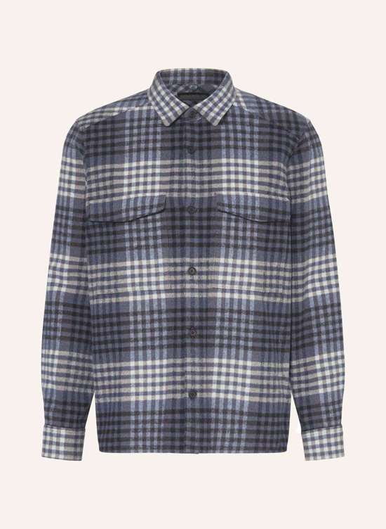 Комфортная посадка фланелевой рубашки GUNRAY