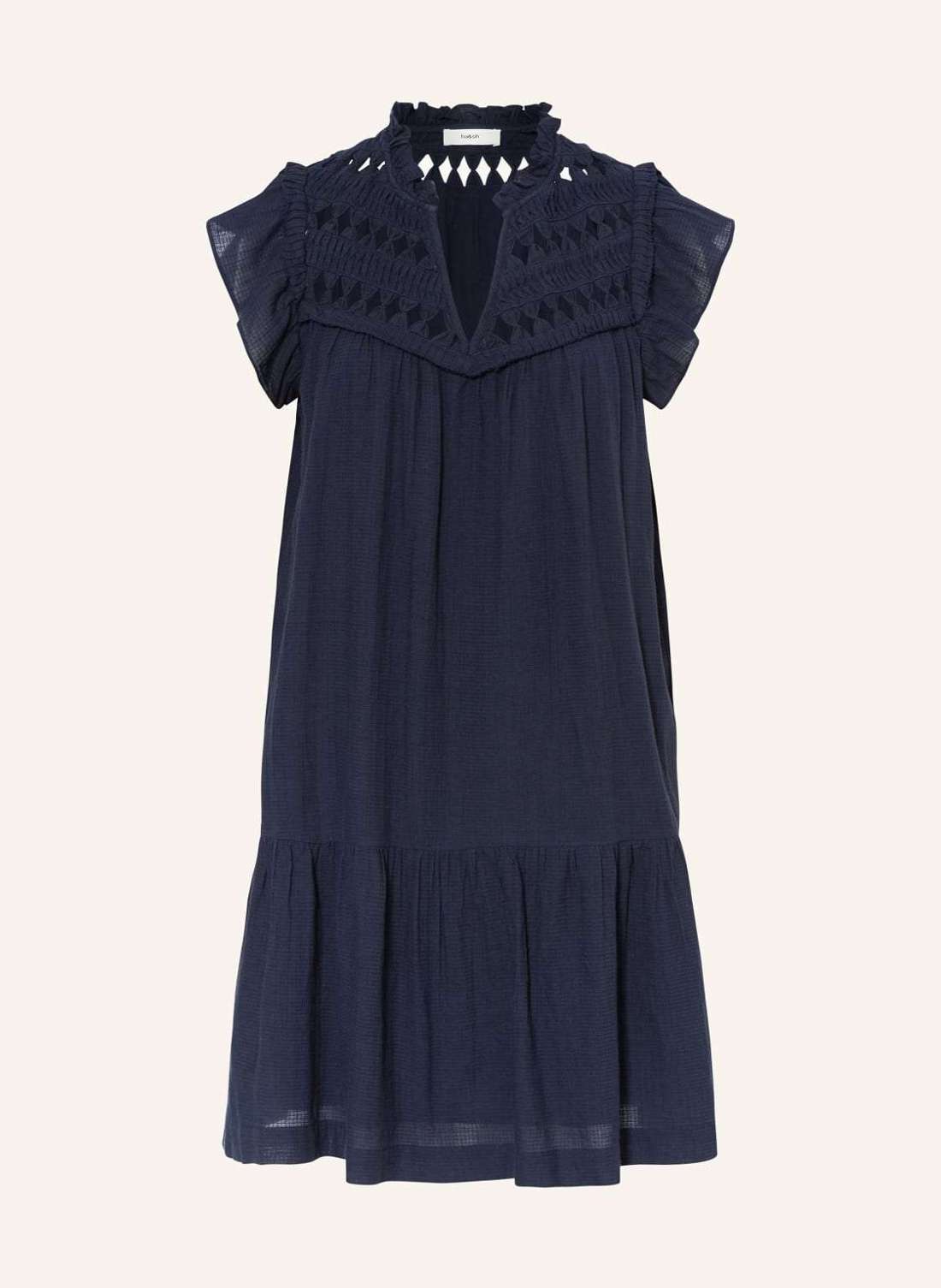 Платье с вырезами и рюшами BLUMA