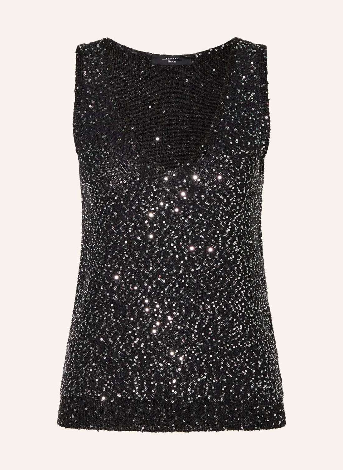 Вязаный топ с пайетками COLOMBA