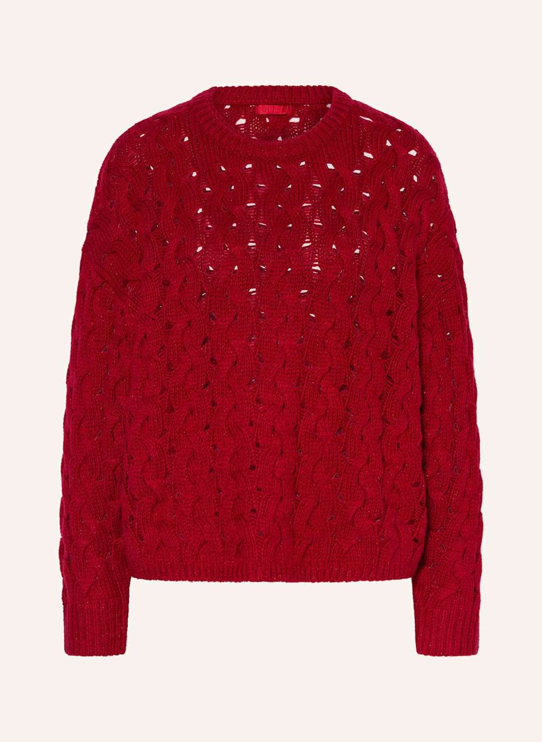 Свитер из блестящей пряжи TAWNYA