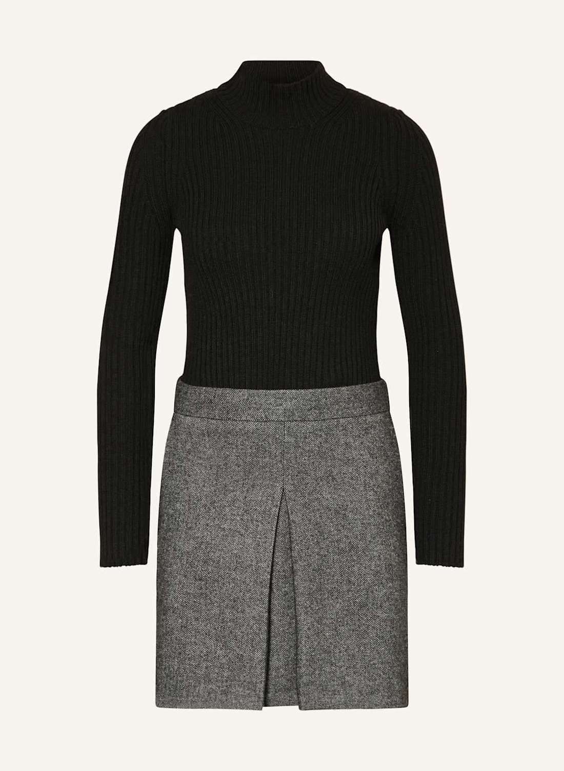 Платье из разных материалов ALBORE