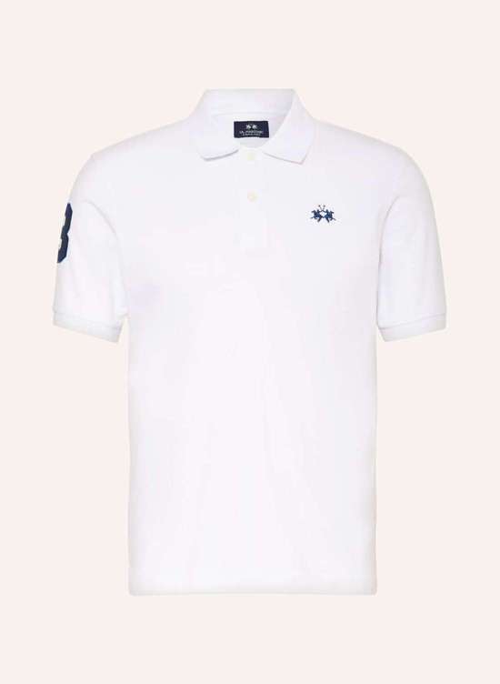 Рубашка поло узкого кроя из джерси