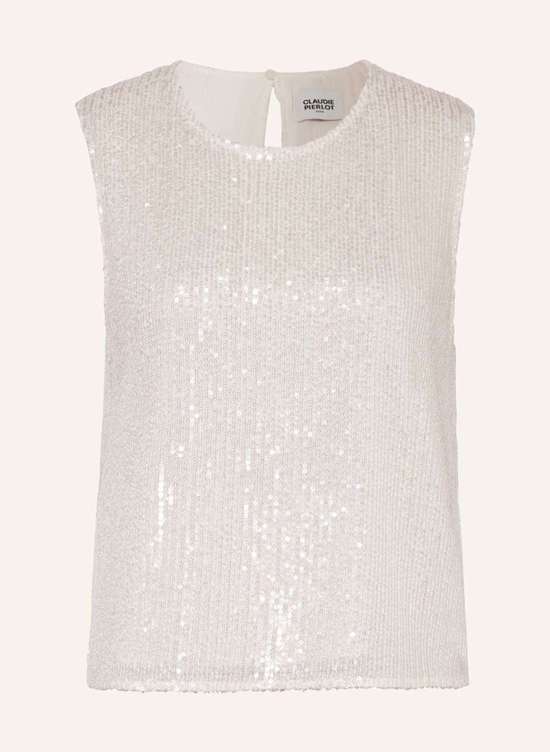 Топ-блузка с вырезами и пайетками BEAU