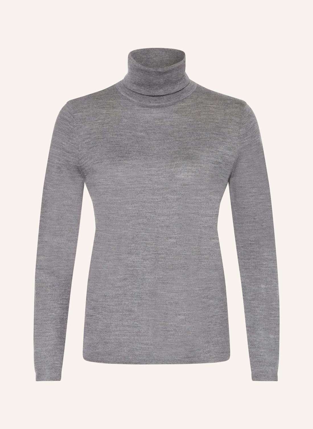 Пуловер с высоким воротником