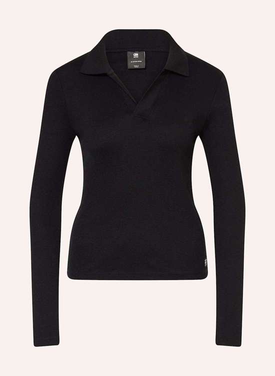 Рубашка поло узкого кроя из джерси