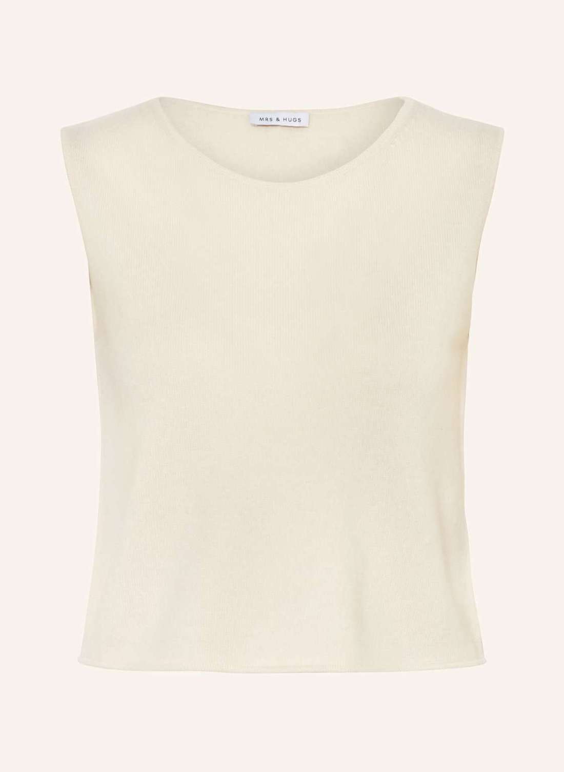 Вязаный топ с кашемиром