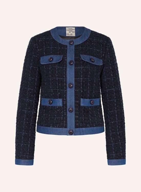 Твидовый жакет с блестящей пряжей BEATE