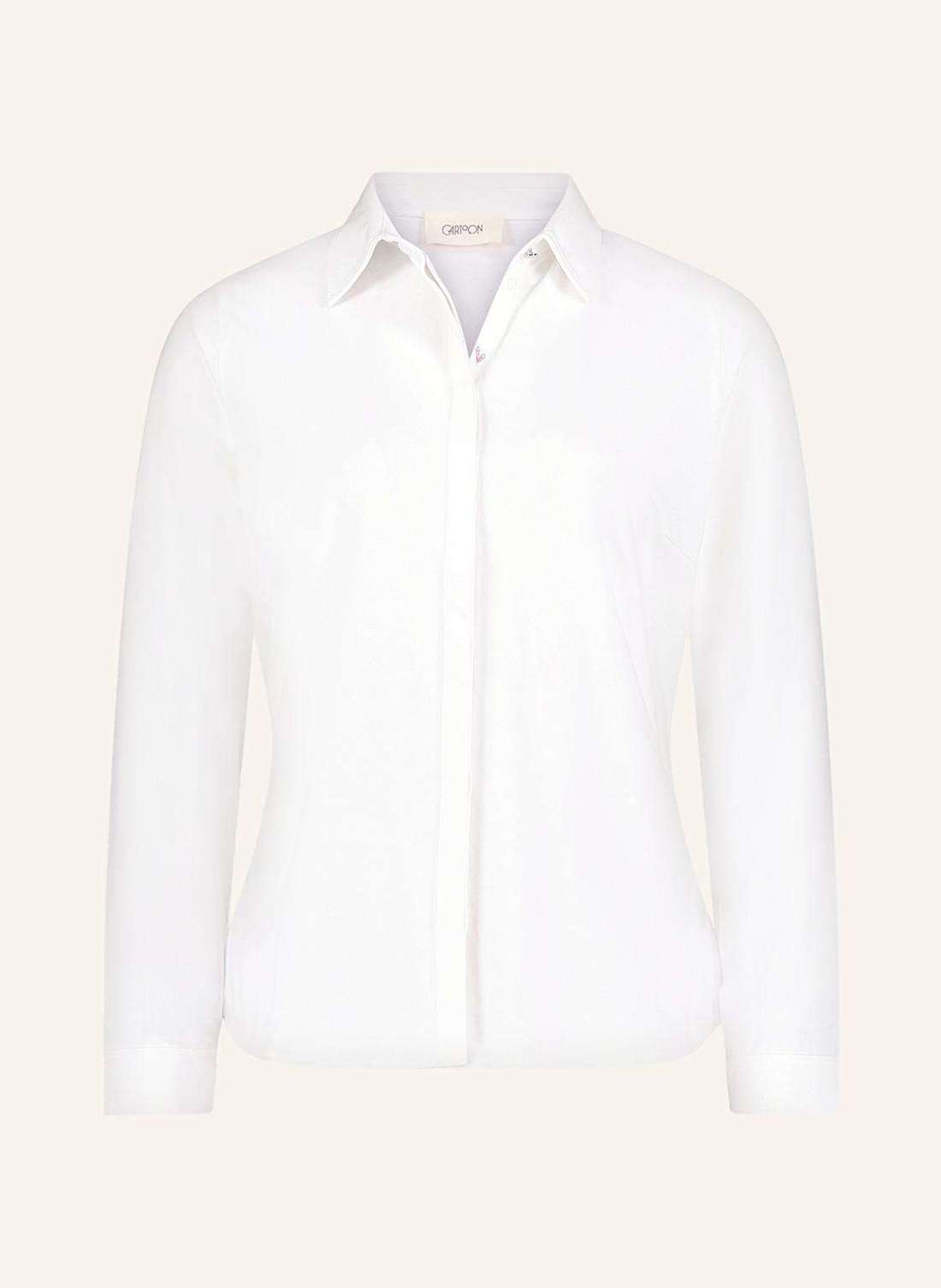 Блузка-рубашка из джерси