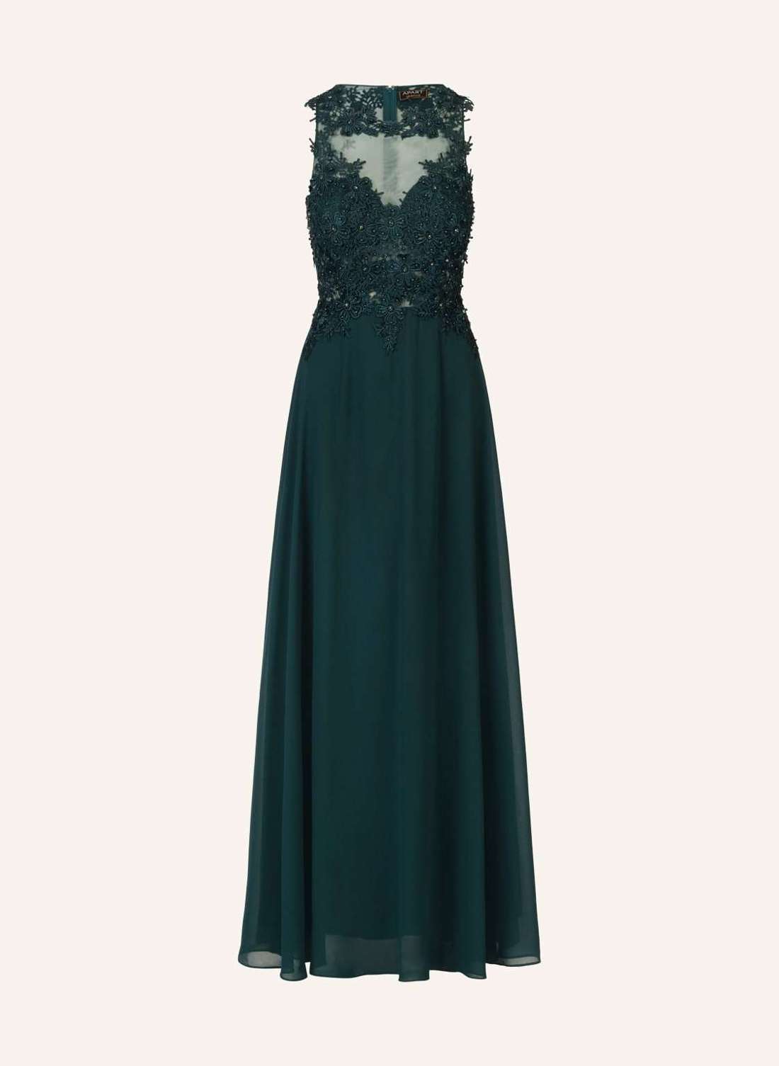 Длинное кружевное платье