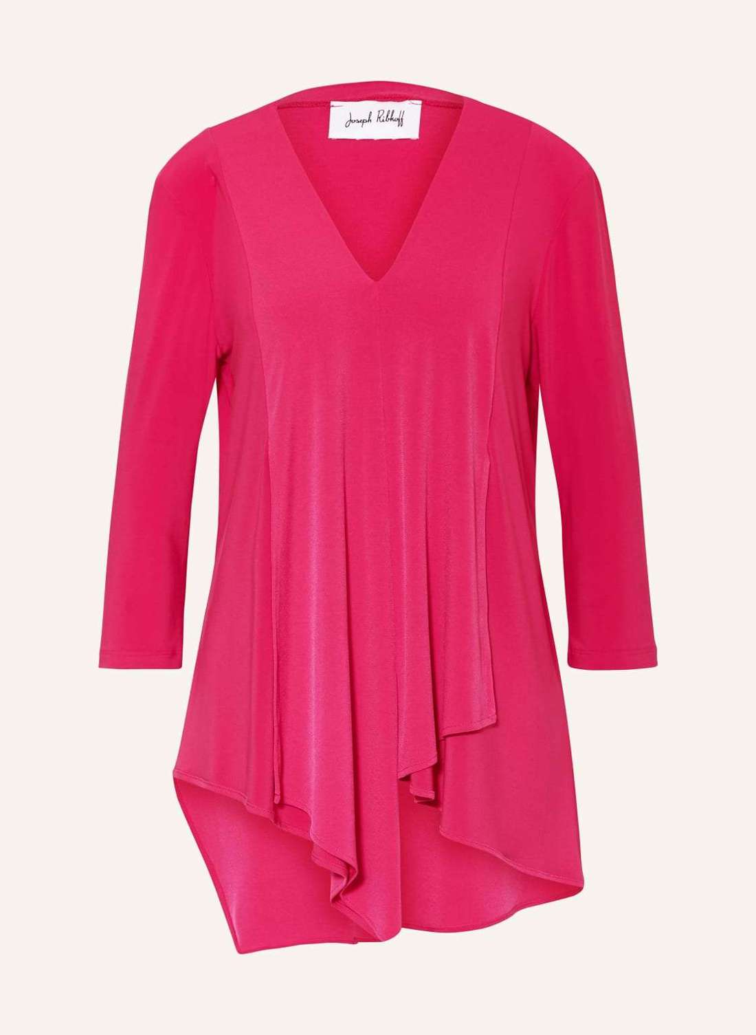 Блузка-рубашка с рукавами 3/4