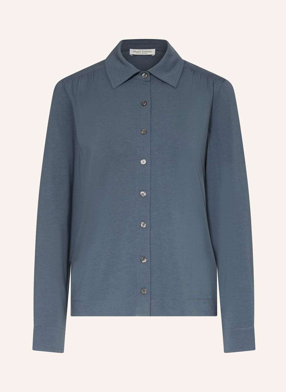 Блузка-рубашка из джерси