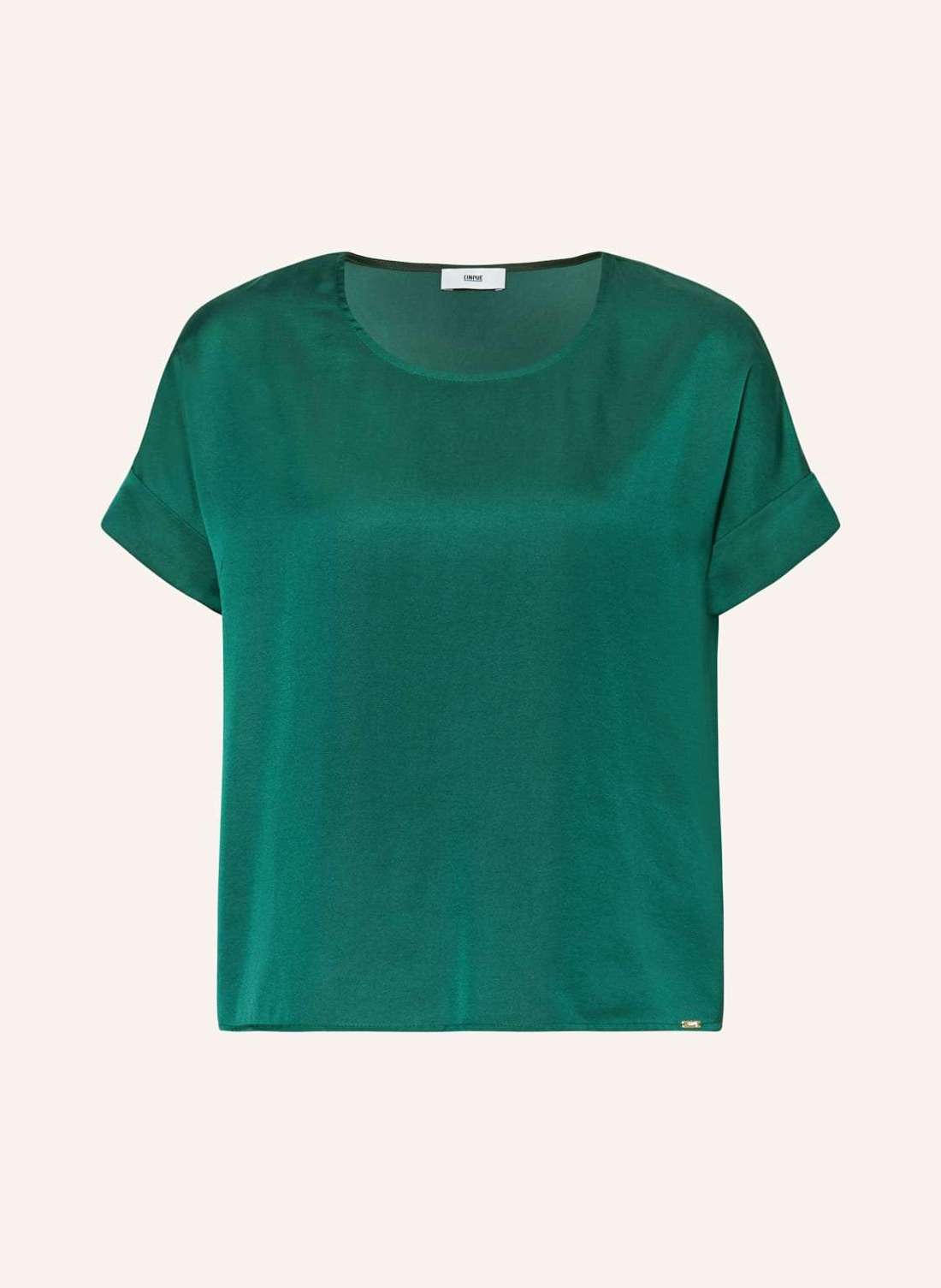 Атласная блузка-рубашка CIPHIBY