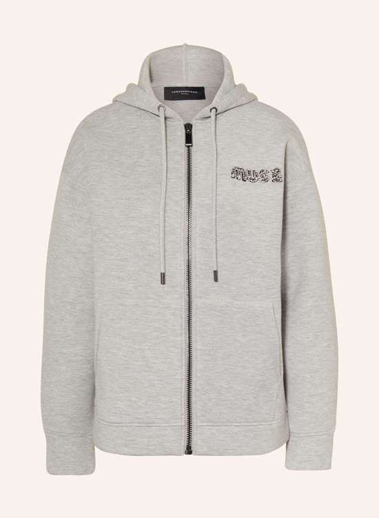 Толстовка оверсайз с драгоценными камнями CMSCUBA