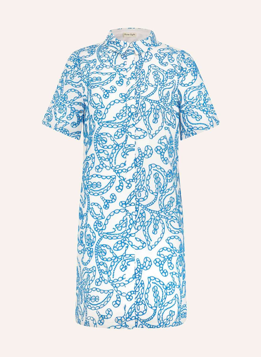 Платье-рубашка из кружева с люверсами NICKIY