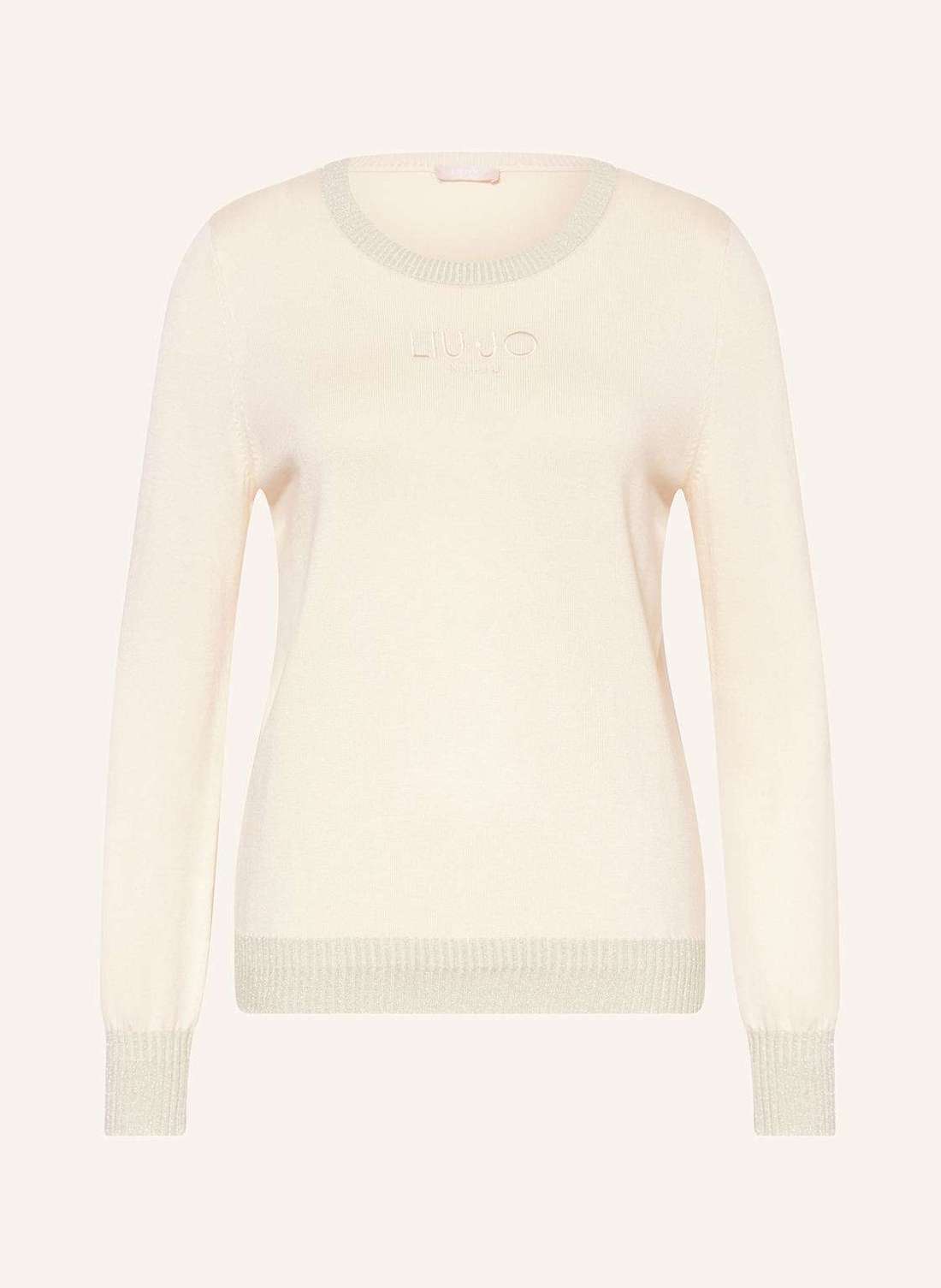 Свитер из блестящей пряжи