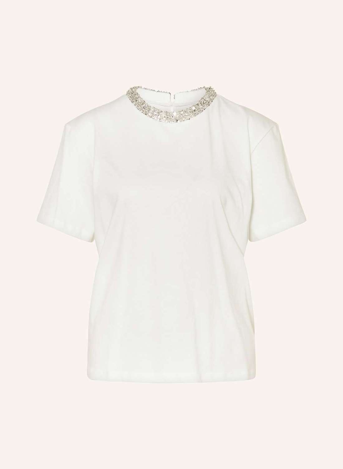 Футболка с драгоценными камнями