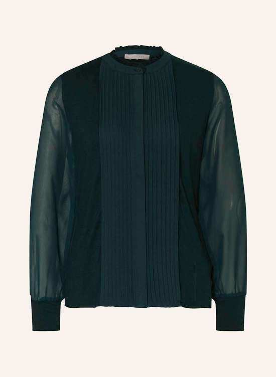 Блузка из смесового материала со складками CARINA