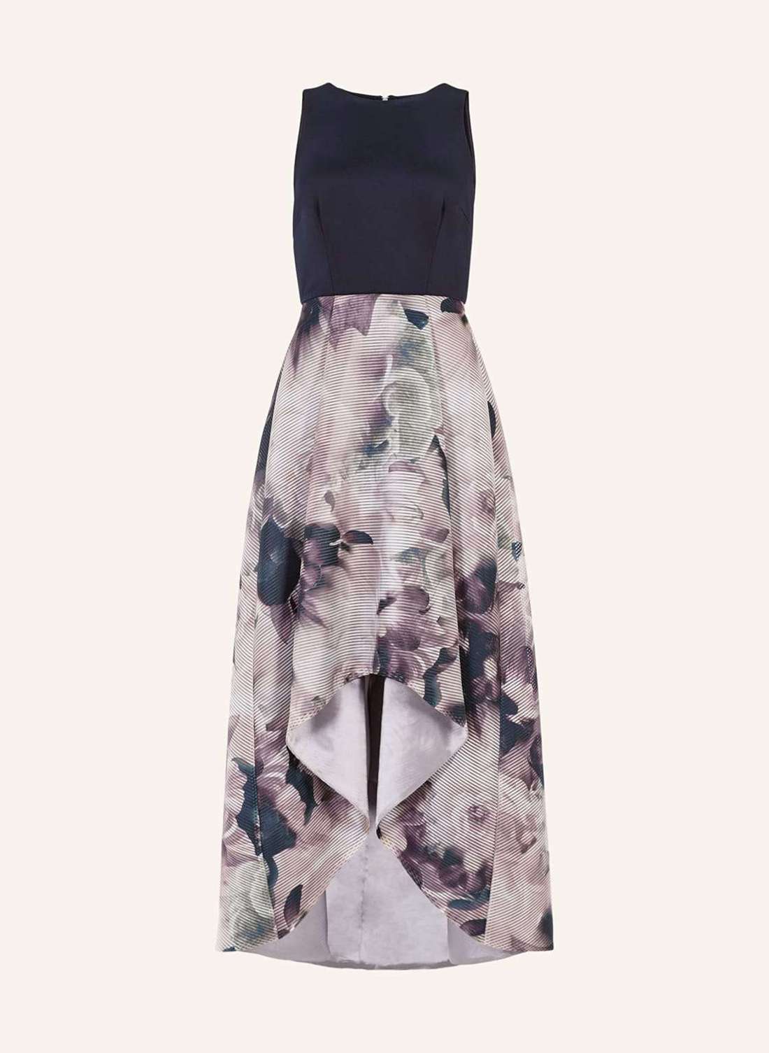 Вечернее платье из микса материалов