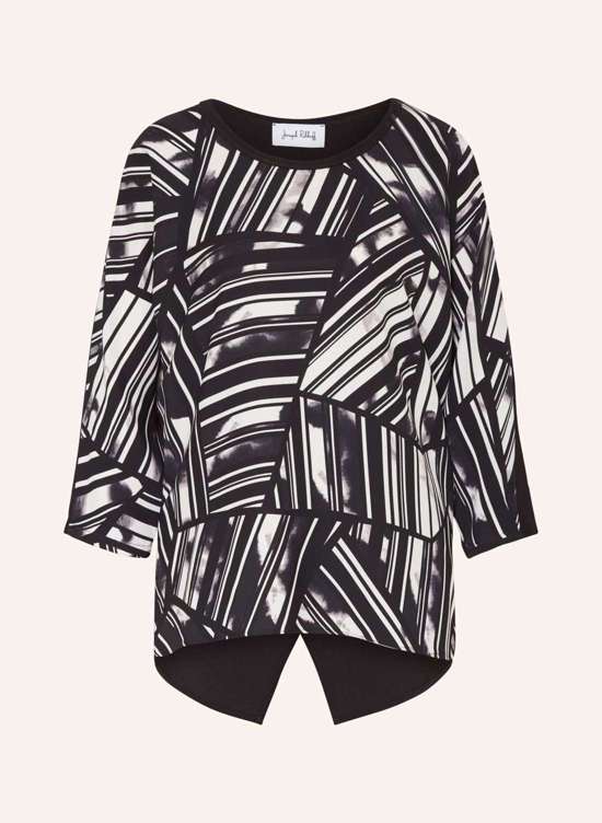 Блузка-рубашка с рукавами 3/4