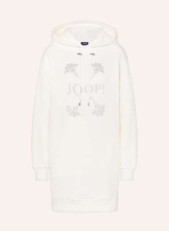 Платье-худи с драгоценными камнями