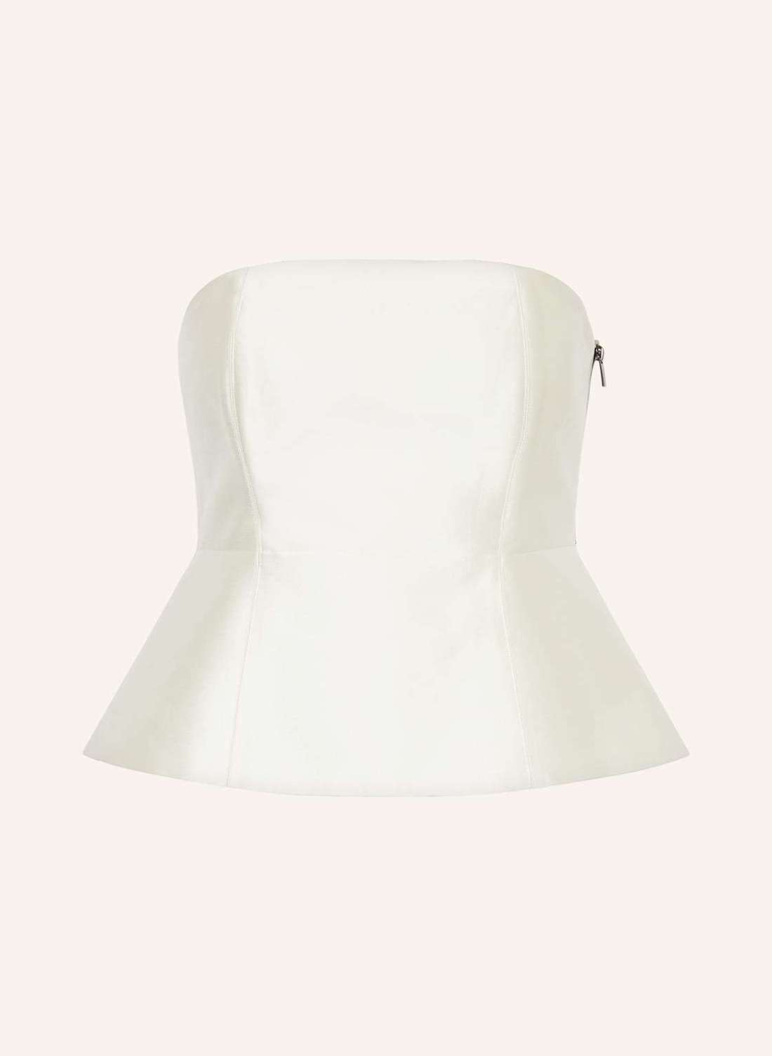 Льняной топ с открытыми плечами