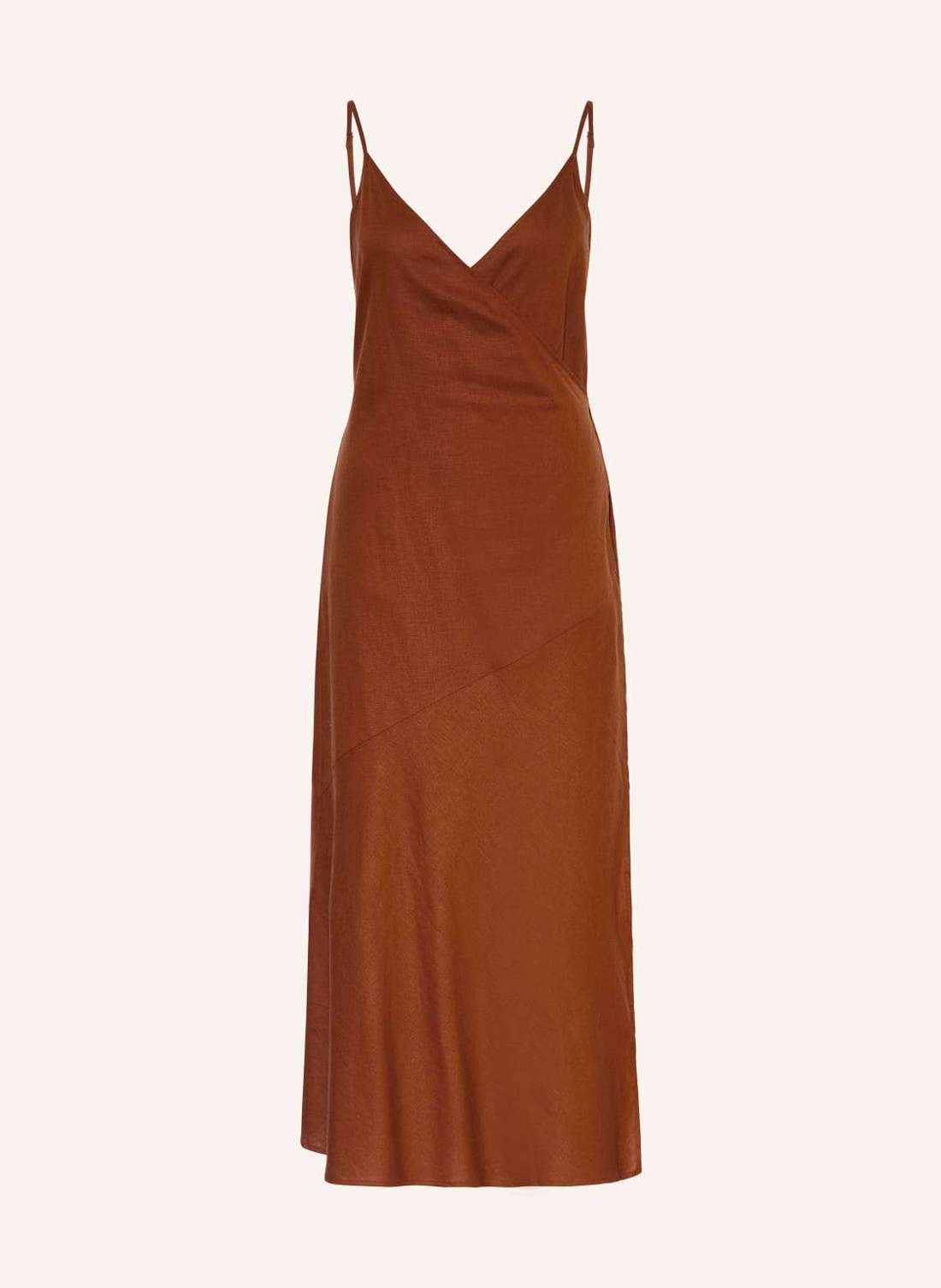 Платье с запахом из льна LEENAGZ