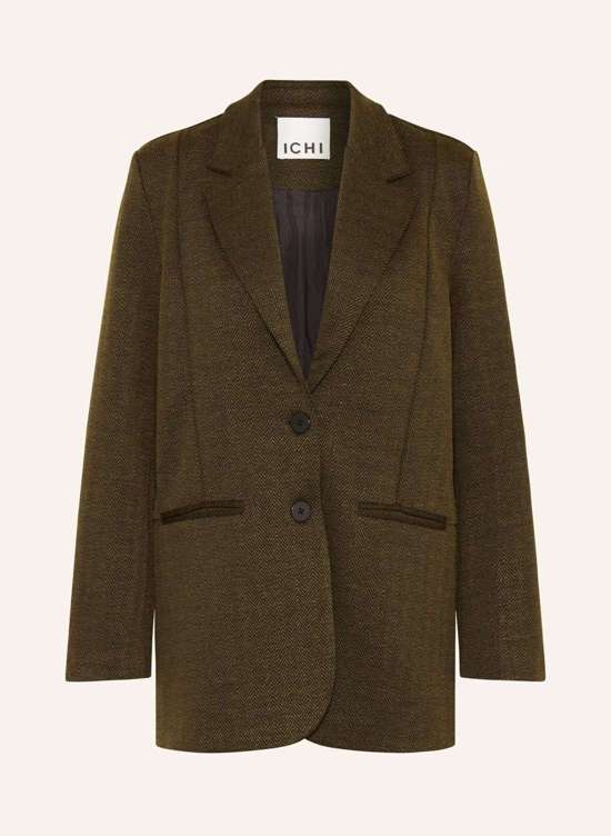 Жаккардовый пиджак оверсайз IHKATE