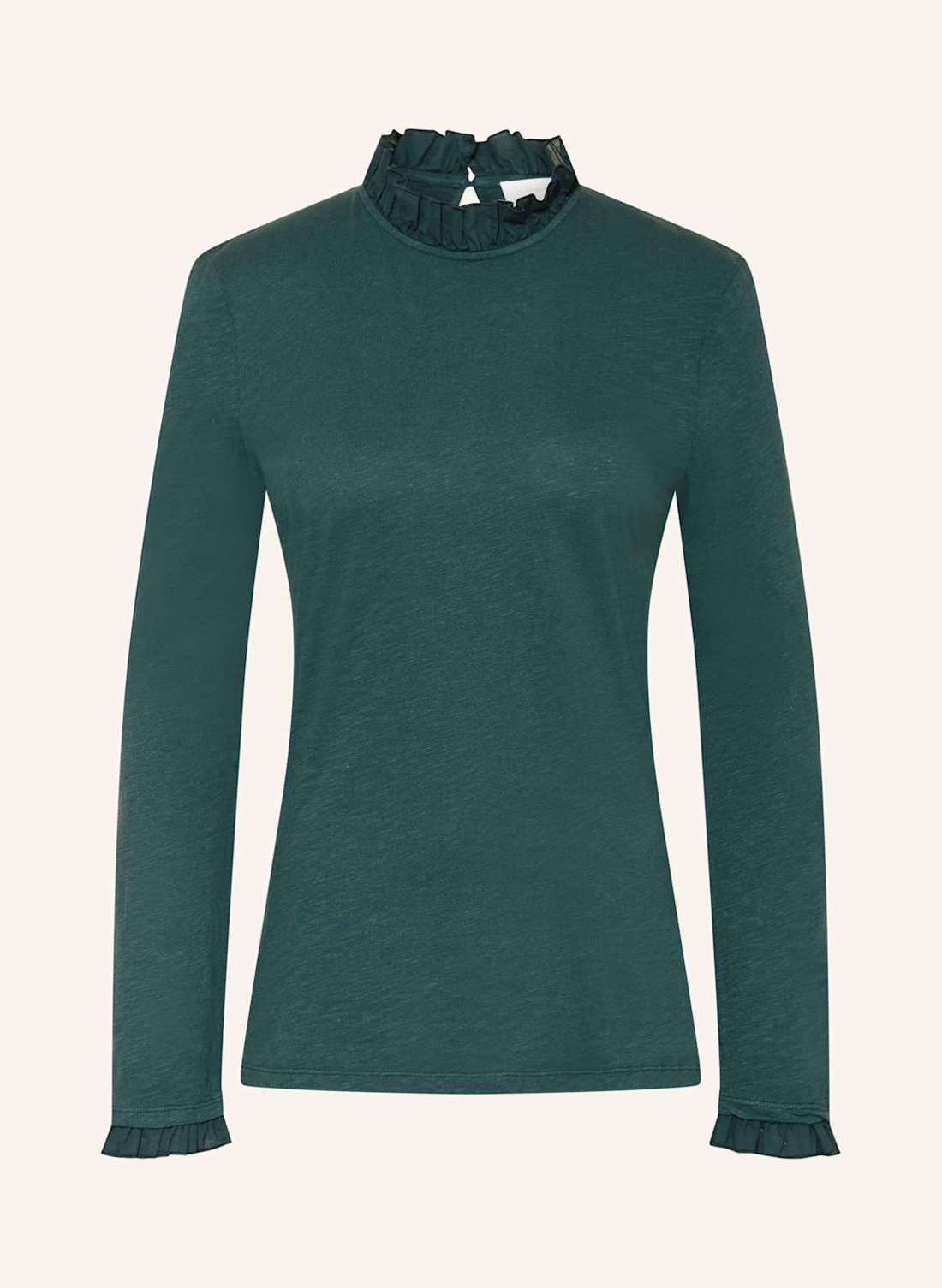 Лонгслив с рюшами