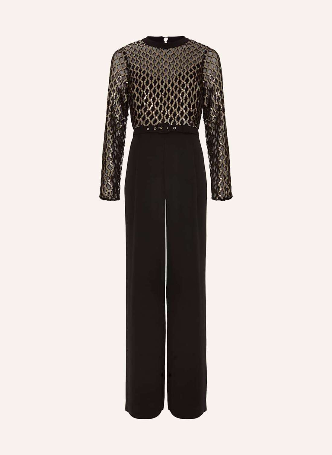 Комбинезон из смеси материалов с пайетками AMELIA