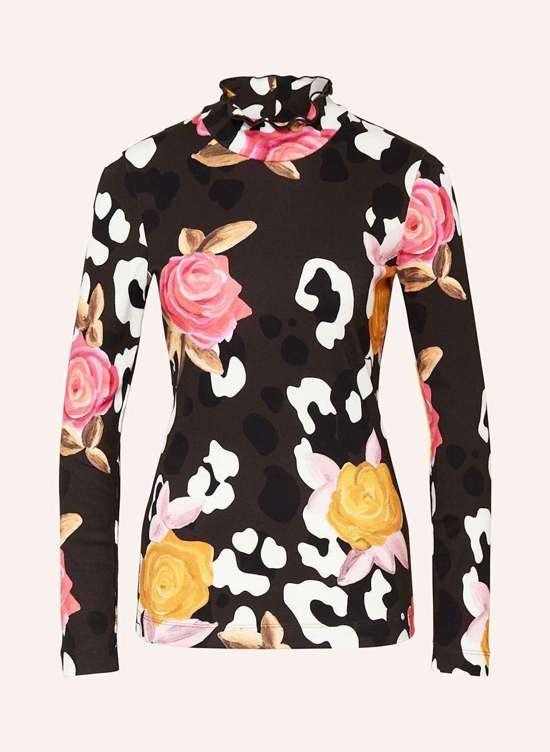 Лонгслив с рюшами