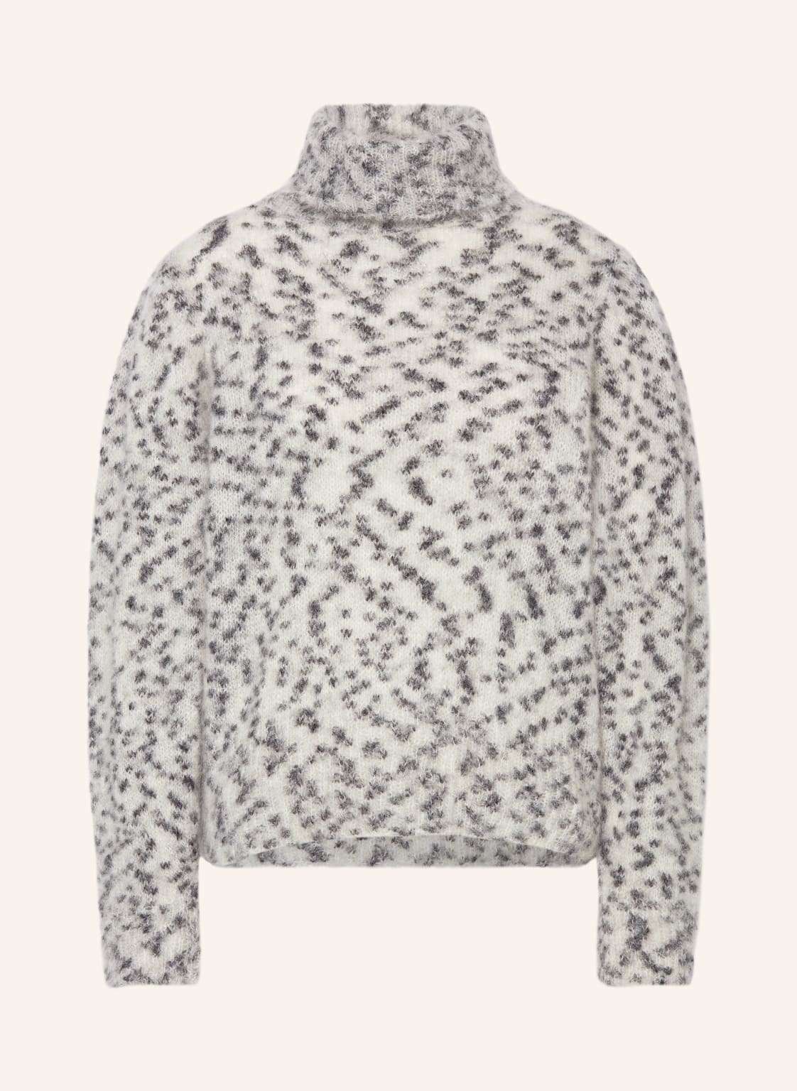 Пуловер с воротником стойкой