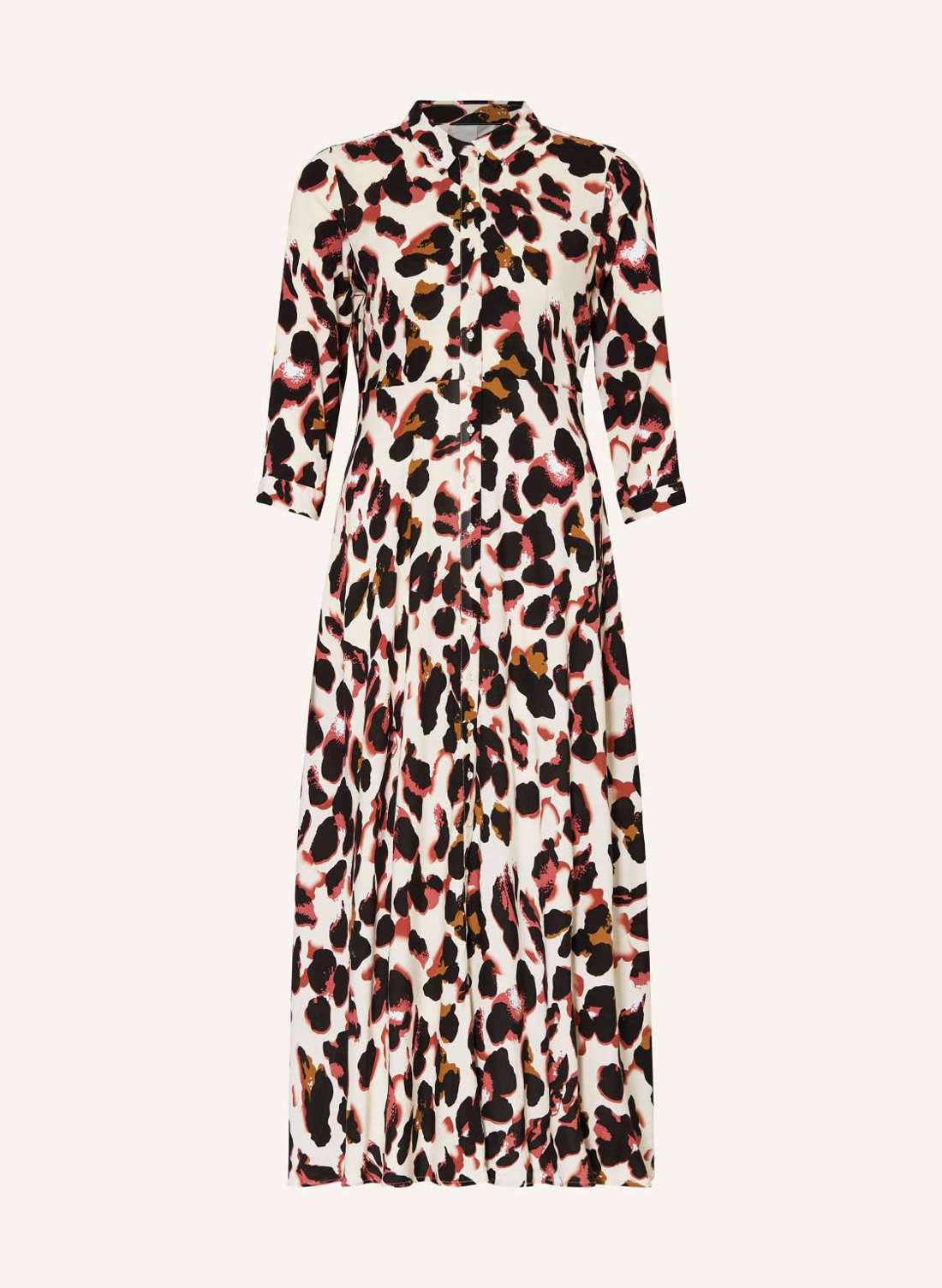 Платье-рубашка с рукавами 3/4