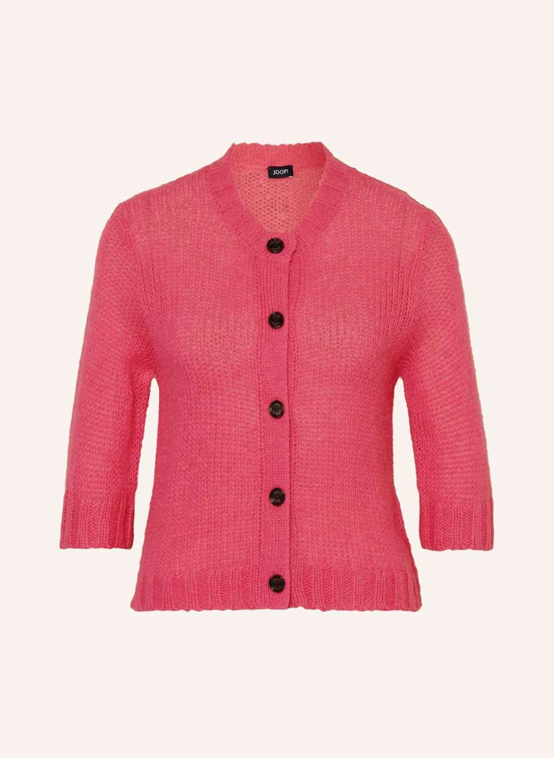 Кардиган с рукавами 3/4 и альпакой