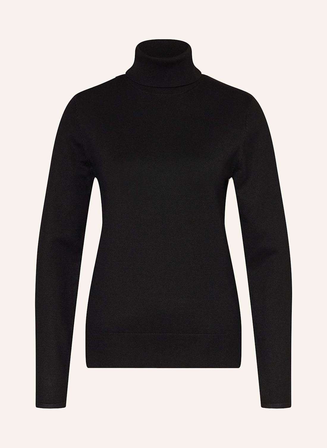 Пуловер с высоким воротником