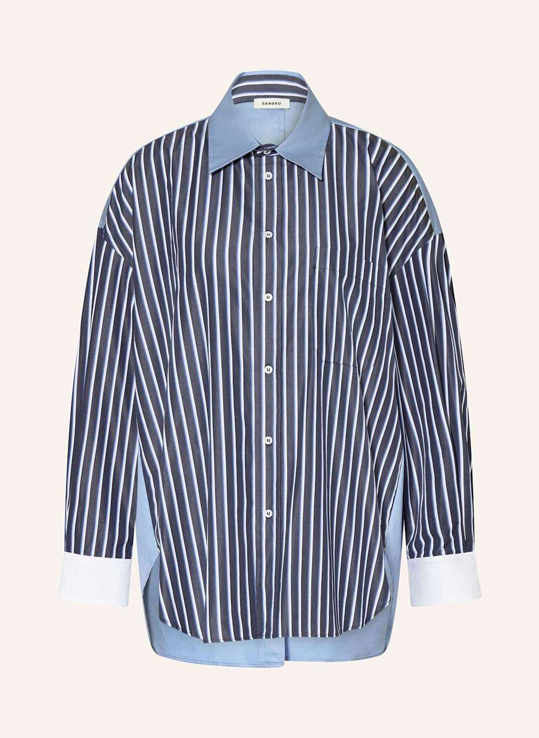 Блузка-рубашка оверсайз