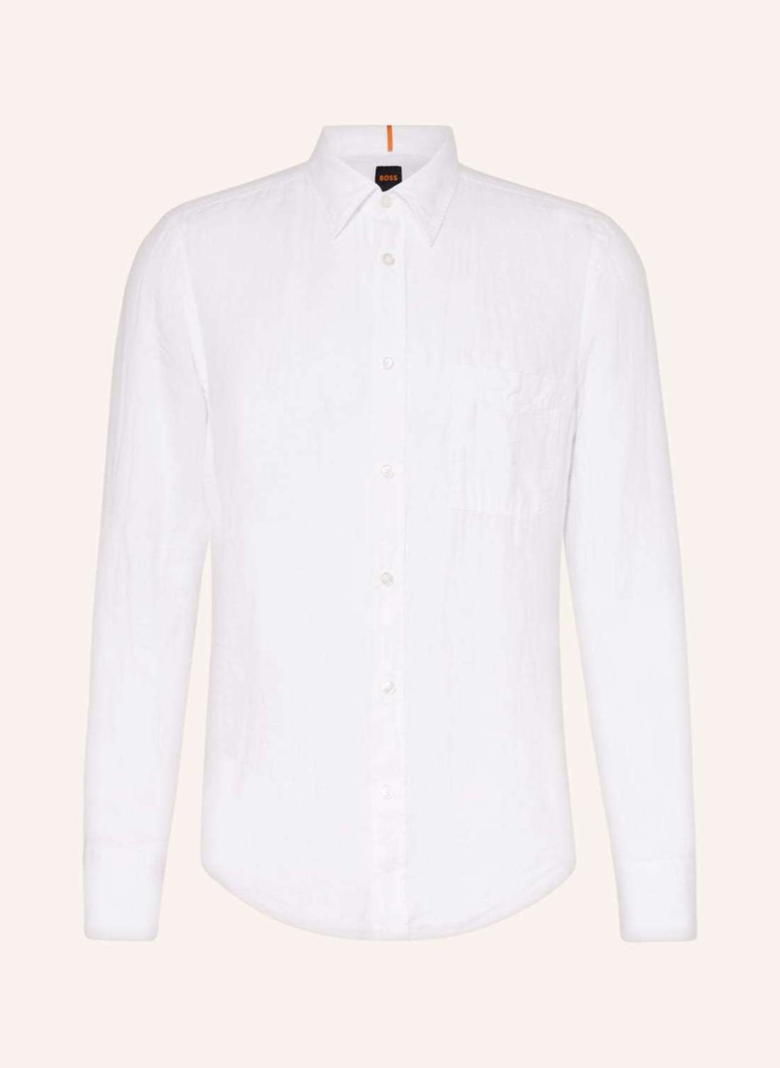 Льняная рубашка стандартного кроя RELEGANT